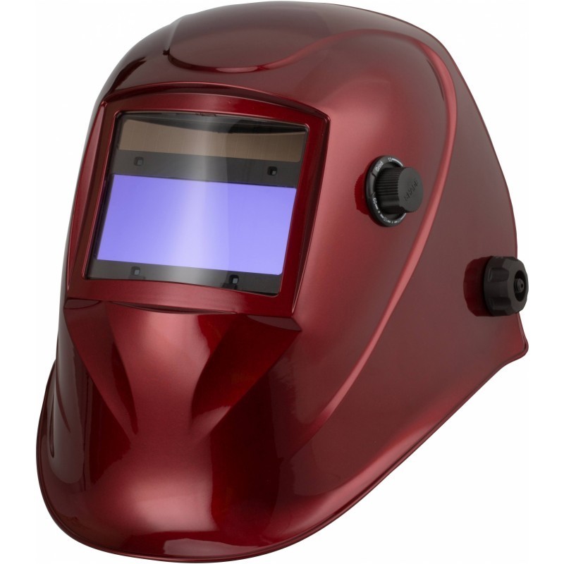 Przyłbica automatyczna aps-510g red czerwona