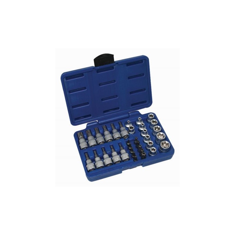 Klucze nasadowe torx 3/8-zestaw 34 elem