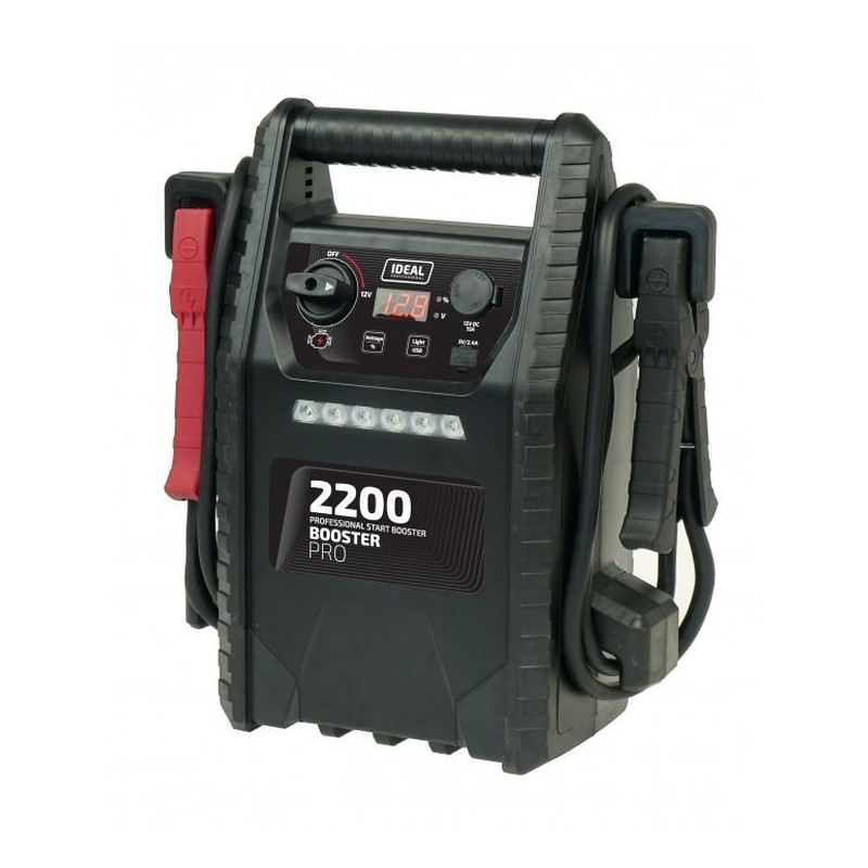 Akumulator do wspomagania rozruchu booster 2200 pro 12v rozruch 800a