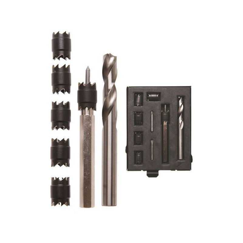 Spot weld cutter set