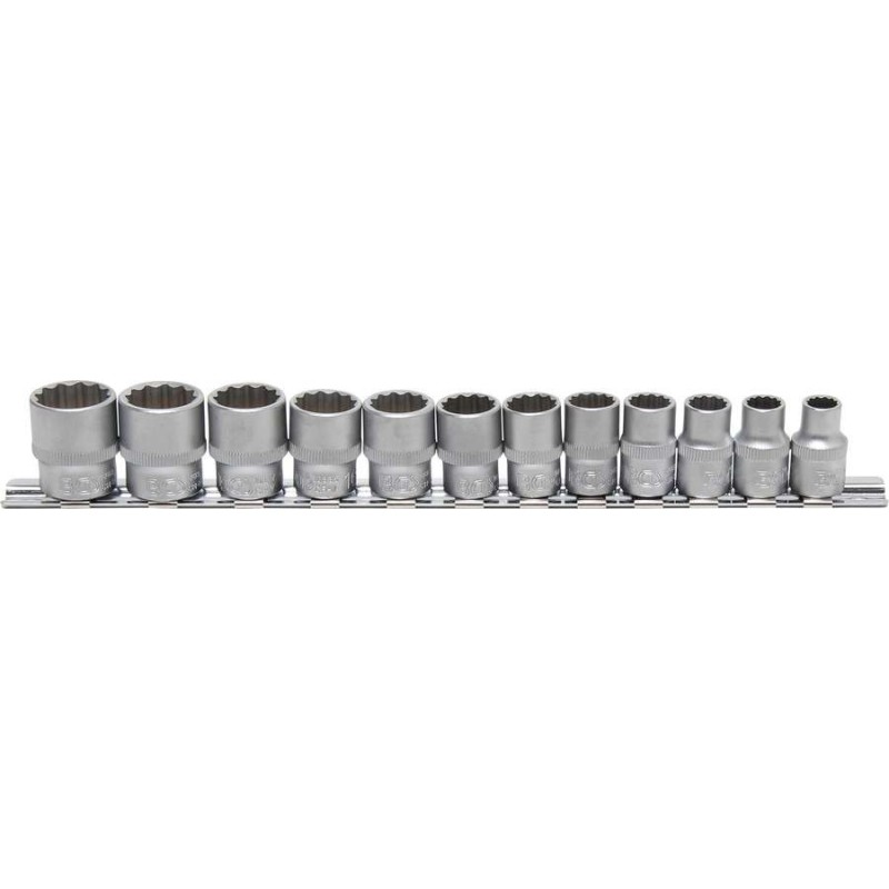 Nasadki 8-19 mm 3/8 12 szt 12-kątne