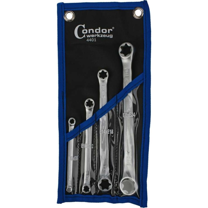Klucze oczkowe torx e6-e24 4 szt