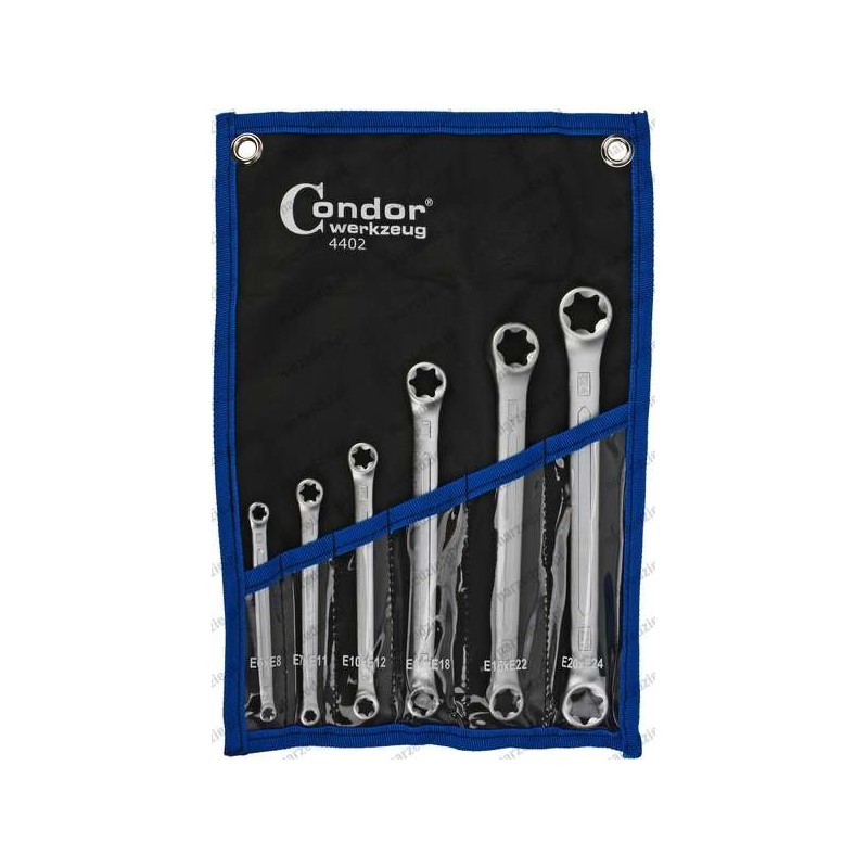 Klucze oczkowe torx e6-e24 6 szt