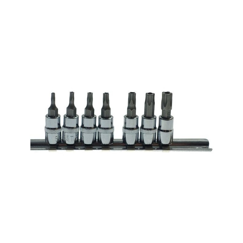Nasadki pięciokątne ts10-ts45 1/4 7 szt