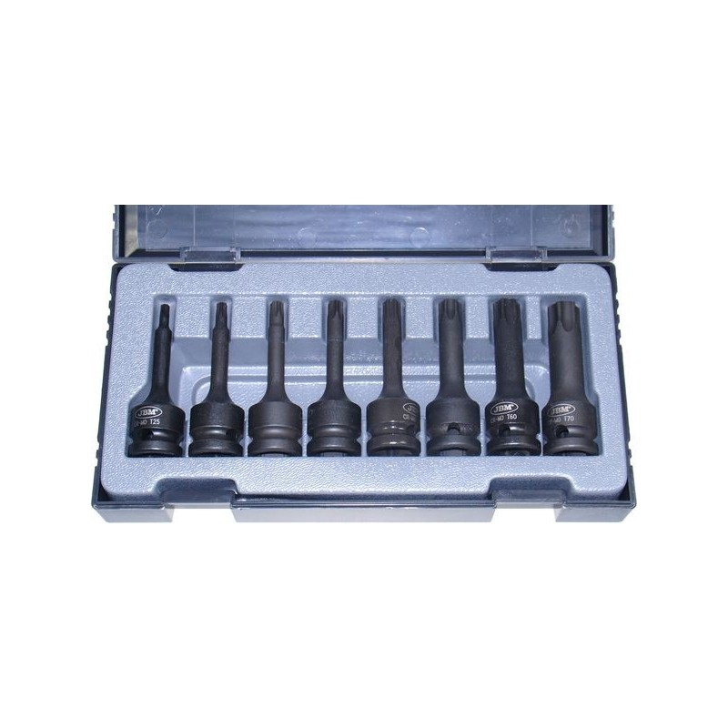 Nasadki torx 1/2 t25-t70 8 szt