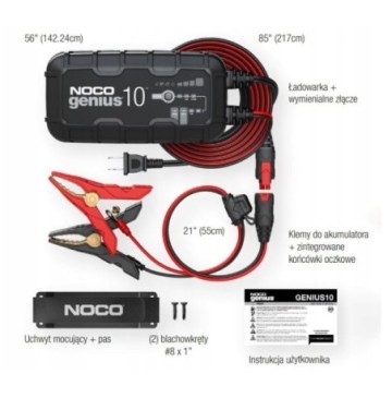 Prostownik automatyczny genius10 10a 6v / 12v