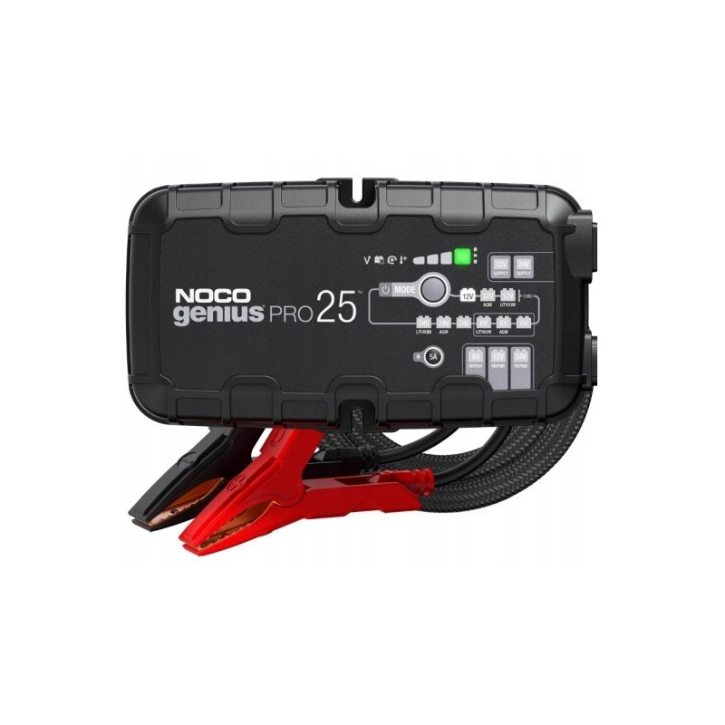 Prostownik automatyczny geniuspro25 25a 6v / 12v / 24v
