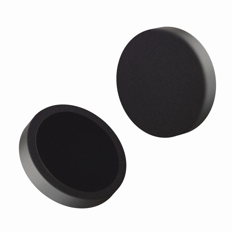 Gąbka do polerowania śr 150mm / gr 25mm / czarna / miękka / na rzep / boll