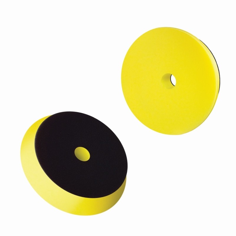 Gąbka do polerowania duo otwartokomórkowa średnio twarda śr 150 mm x 30 mm/ żółta / boll