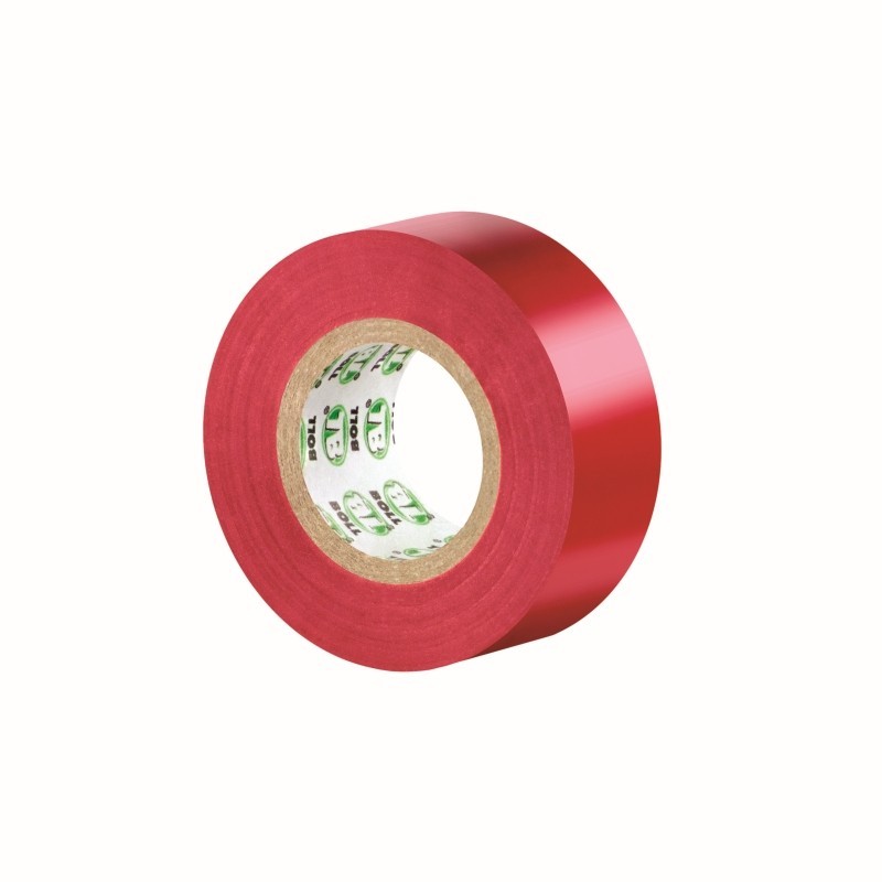Taśma izolacyjna czerwona 19mm x 10m / boll