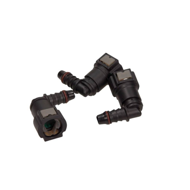 Fuel line angled quick connectors 989mm x 8mm pk