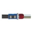Łącznik przewód aluminiowy z przewodem gumowym 180 stopni - 3/4 a/c  12 a/c hose