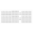 Screwdriver bit set