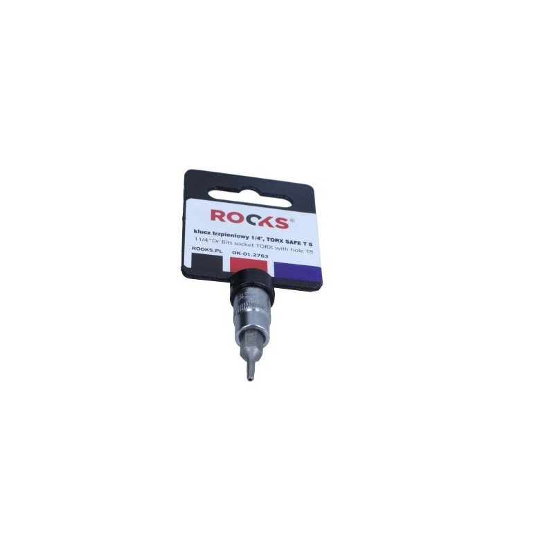 Klucz trzpieniowy 1/4 torx safe t 8