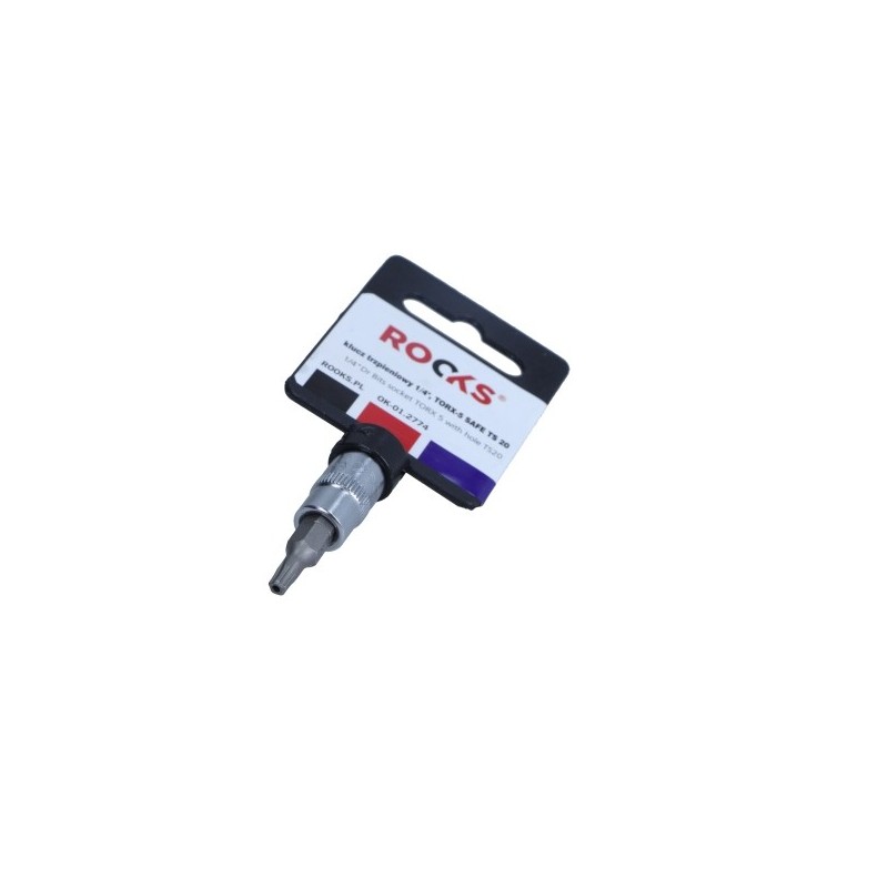 Klucz trzpieniowy 1/4 torx-5 safe ts 20