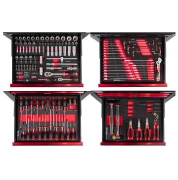 Szafka narzędziowa steel garage z narzędziami 150 cz