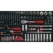 Zestaw narzędziowy master garage 1/2 i 1/4 1/1 155 cz