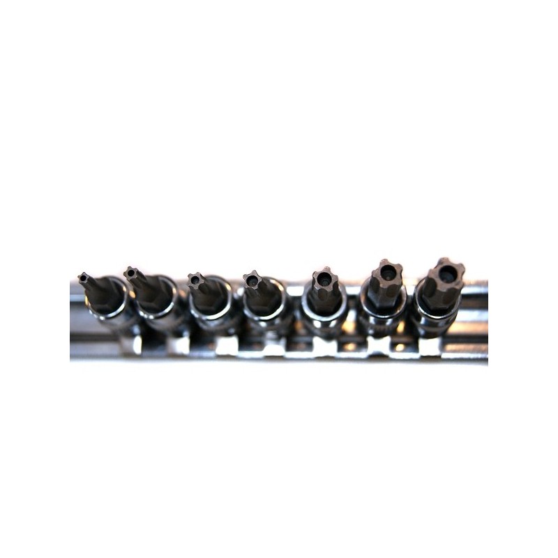 Zestaw kluczy trzpieniowych 1/4 torx-5 safe 7 cz