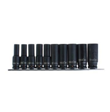 Zestaw nasadek udarowych długich 6-kąt 1/2 10 cz 10-24 mm