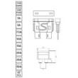 Zestaw bezpieczników standard (ato) 97 szt 3a 5a 75a 10a 15a 20a 25a 30a