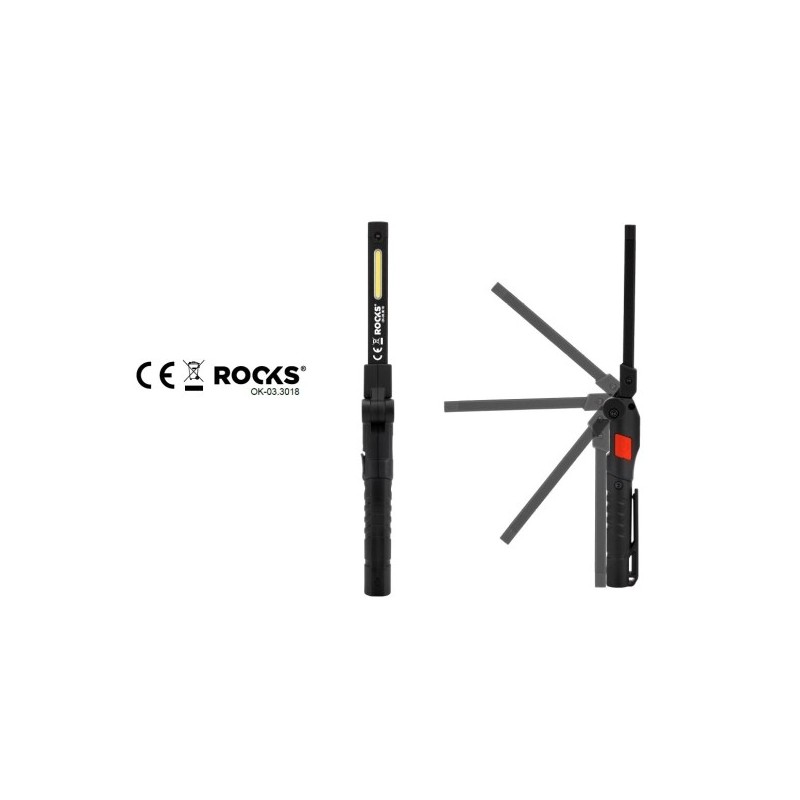 Lampka długopisowa składana cob super slim 3 w 1 100 lm
