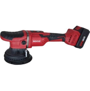 20v aq-one maszyna polerska dual-action 125 mm x 15 mm  2100-5000 rpm kpl z akumulatorem 4ah