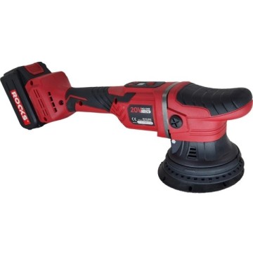 20v aq-one maszyna polerska dual-action 125 mm x 15 mm  2100-5000 rpm kpl z akumulatorem 4ah
