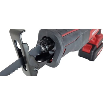 20v aq-one piła szablasta lisica 2000 rpm x 23 m kpl z akumulatorem 4ah