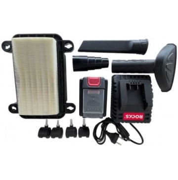 20v aq-one odkurzacz przenośny drywet 100-200w-10l-hepa 4ah bmc