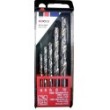 Wiertła do metalu pro hss g 900 n/mm2 kpl 5 cz 4/5/6/8/10 mm din 338