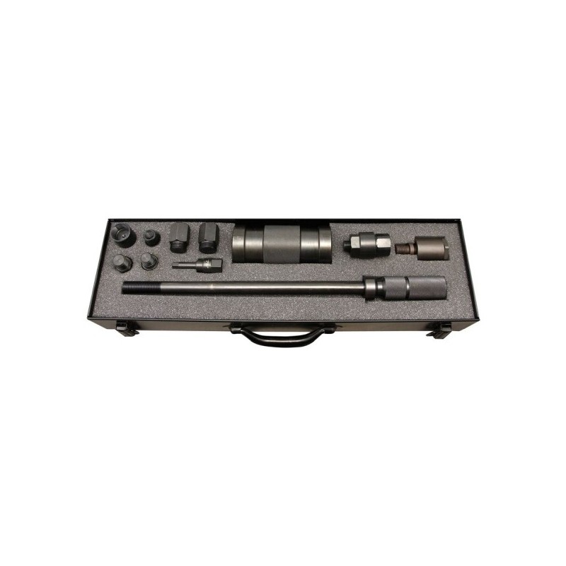 Zestaw adapterów do wtryskiwaczy 9 cz bosch delphi simens denso z młotem bezwładnościowym 4 kg