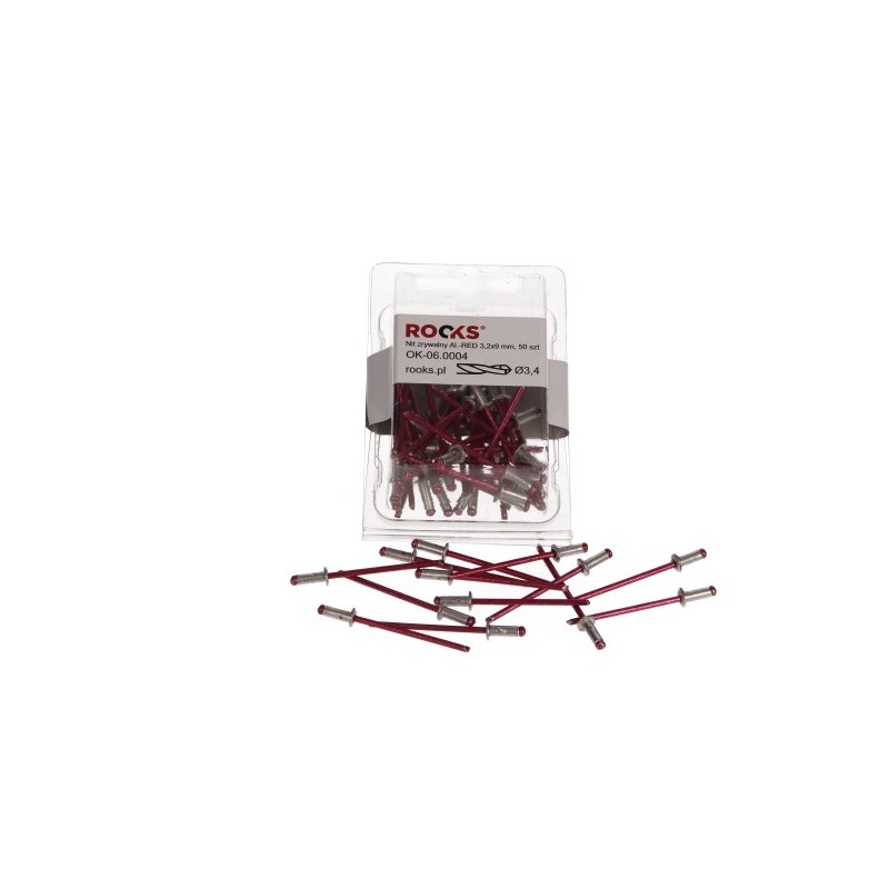 Nit zrywalny al-red 32x9 mm 50 szt