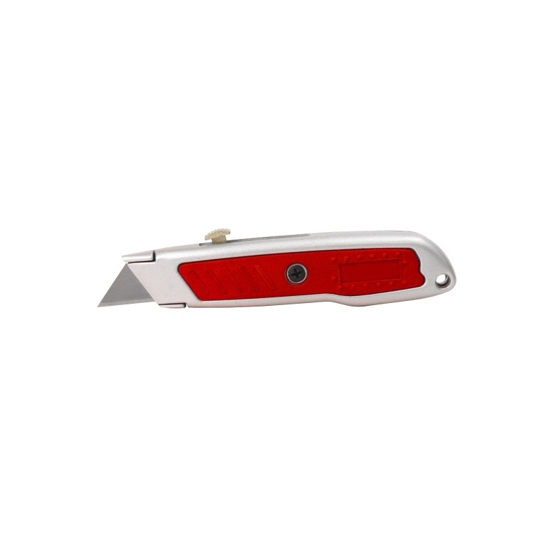 Nóż nożyk z ostrzem trapezowym 61x33 mm chowanym 3 ostrza