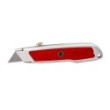 Nóż nożyk z ostrzem trapezowym 61x33 mm chowanym 3 ostrza