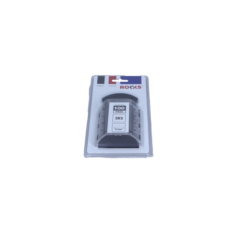 Ostrza trapezowe 61x33 mm zapasowe sk5 100 szt