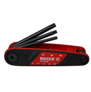 Klucze imbusowe futuro pocket torx-r tr9-tr40 7 cz