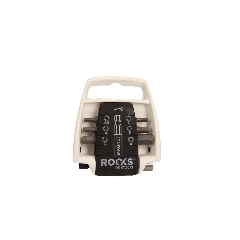 Bit pocket zestaw bitów z uchwytem magnetycznym hex 25/3/4/5/6/8 mm kpl 7 cz