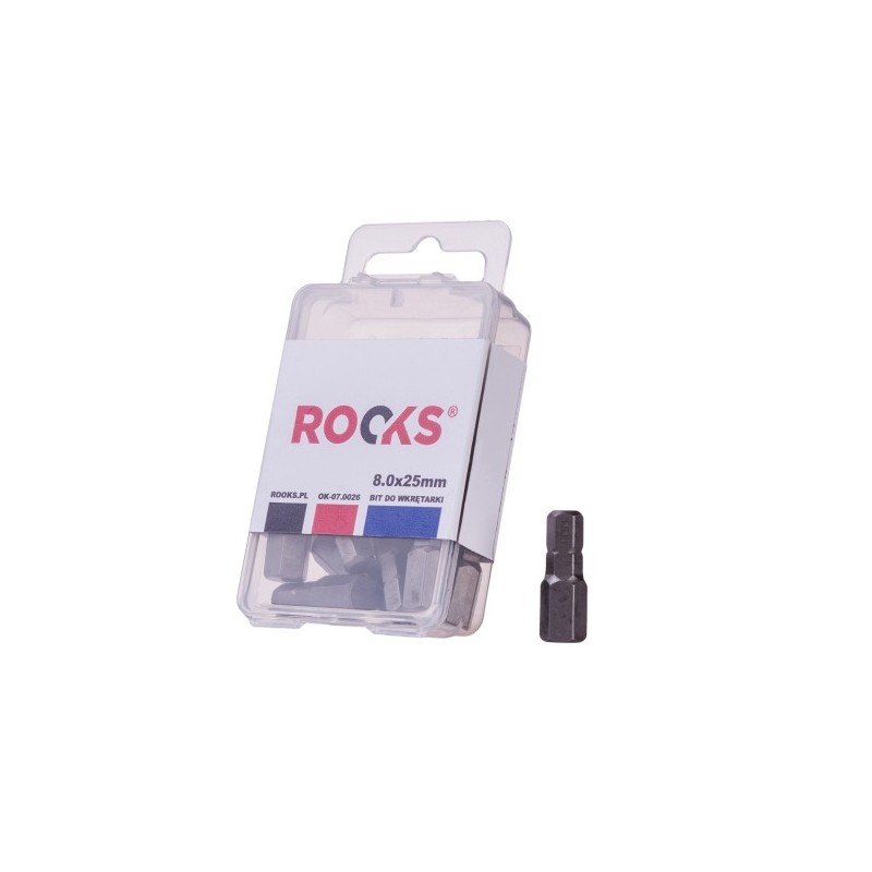 Bit do wkrętarki 1/4x 25 mm x hex 8 udarowy cvmo-s kpl 10 cz