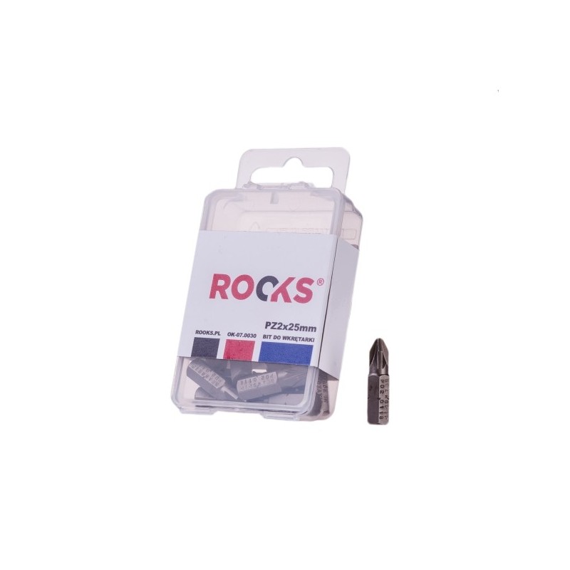 Bit do wkrętarki 1/4x 25 mm x pz2 udarowy cvmo-s kpl 10 cz