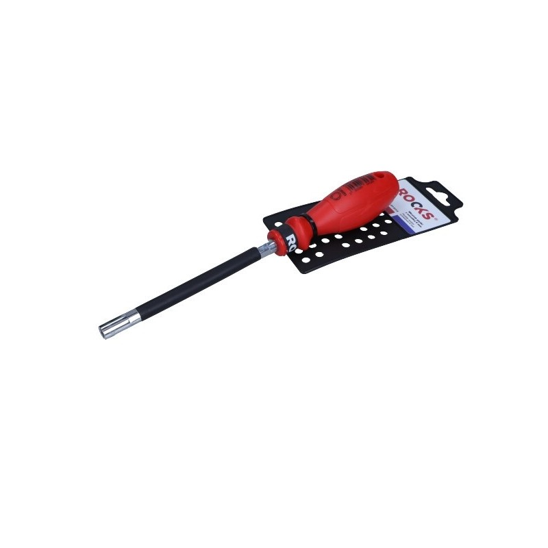 Wkrętak giętki z nasadką 6 mm x 150 mm