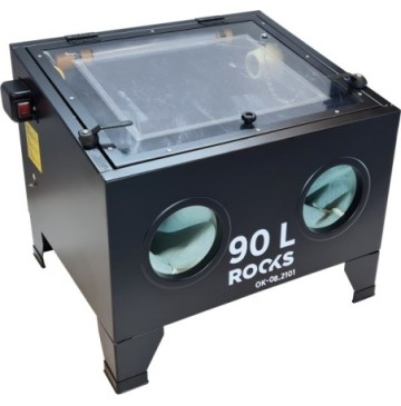 Piaskarka kabinowa 90 l - 8 bar