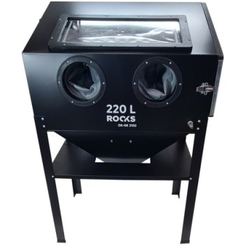 Piaskarka kabinowa 220 l - 8 bar