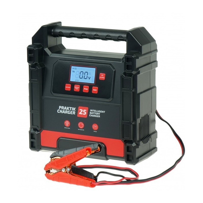 Prostownik samochodowy praktik charger 25 12v/24v 25a/125