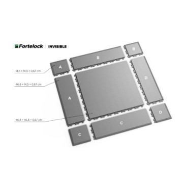 Fortelock 2030 invisible ecoczarny