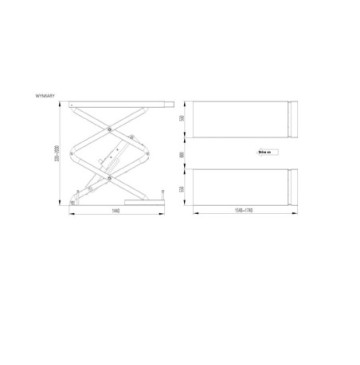 Scissors vehicle lift