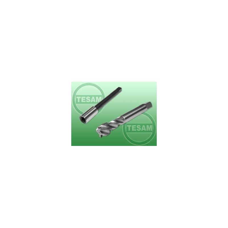 Gwintownik m16x15mm do gwintowania urwanego wtrysk z wydłużoną prowadnicą gwintownika