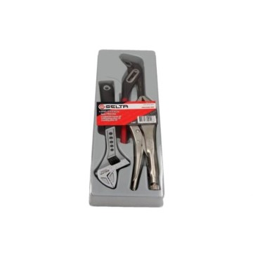 Zestaw szczypiec nastawnych 3 cz 250mm