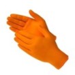 Rękawice nitrylowe sunny orange bezpudrowe diagnostyczne pomarańczowe (op100 szt) rozm xl