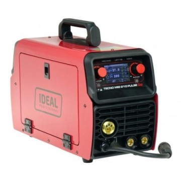 Półautomat spawalniczy tecno mig 210 pulse lcd mig/tig/mma synergic alu