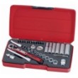 Zest kluczy nasadowych z chwytem 1/4 teng tools t1436